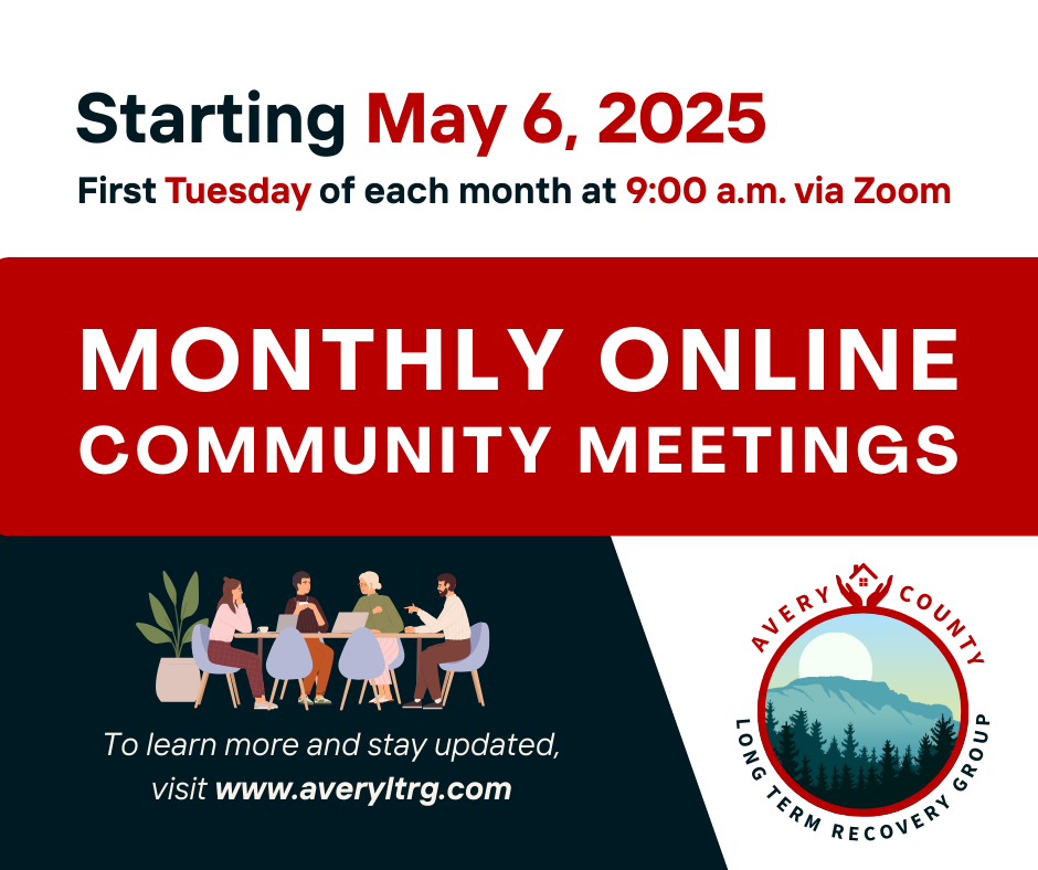 Monthly Community Meeting